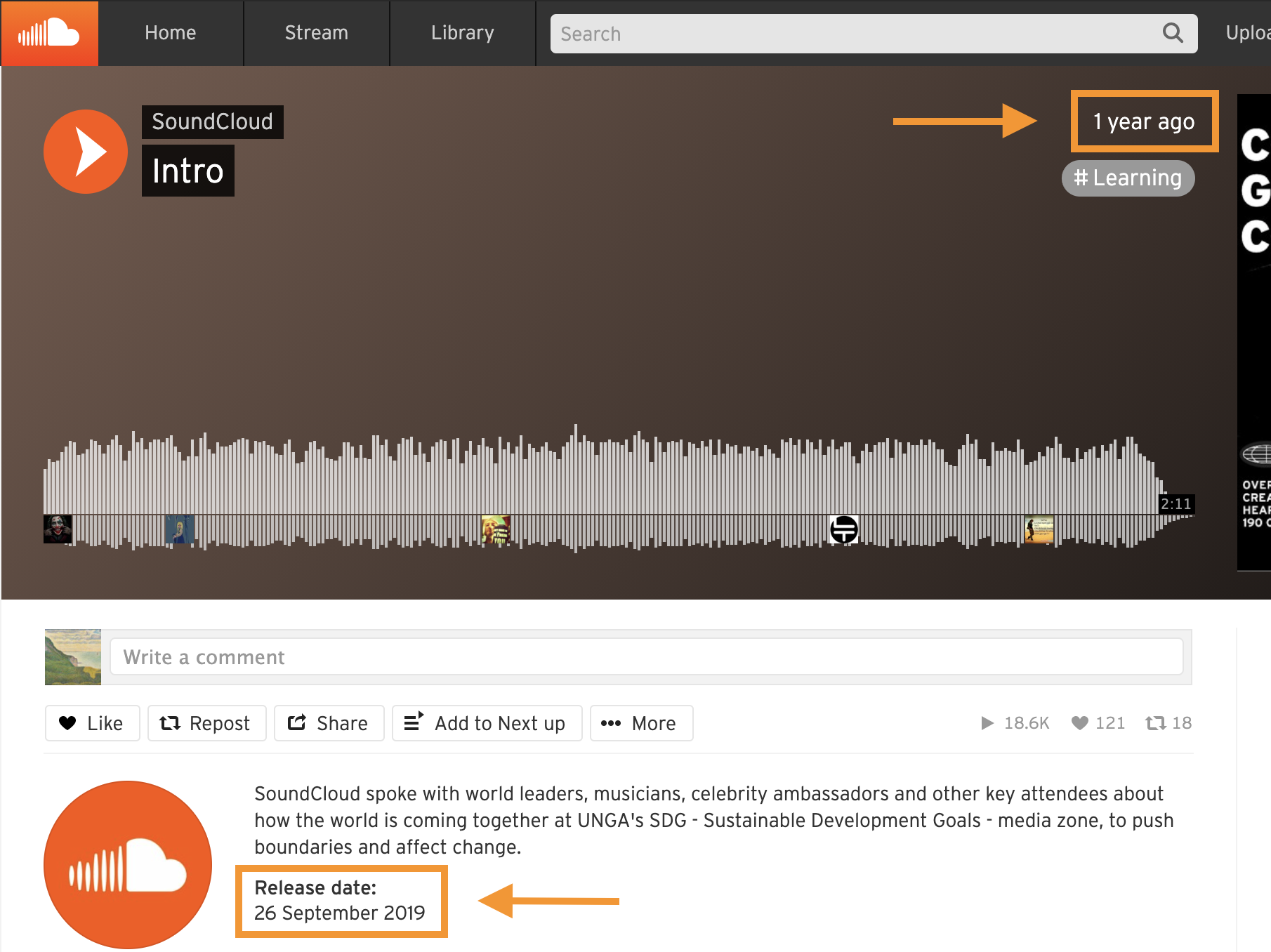 Scheduling a release date – SoundCloud Help Center