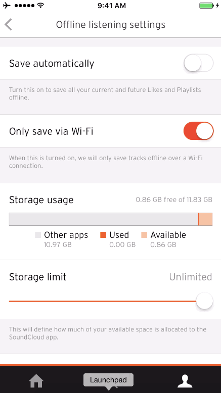 Manage Offline Listening on SoundCloud Go-4.gif