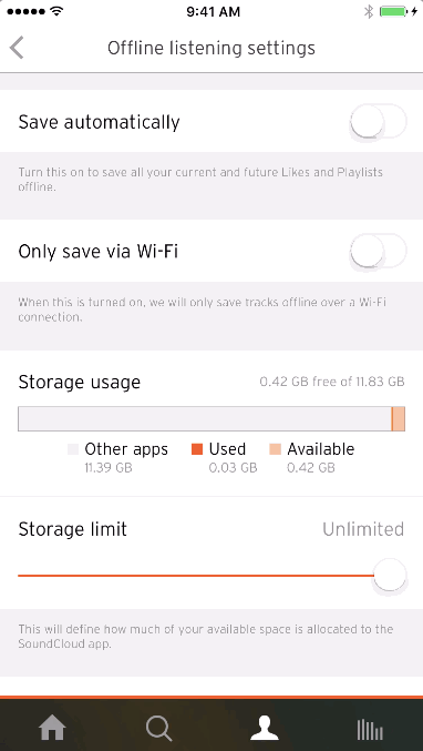 Manage Offline Listening on SoundCloud Go-5.gif