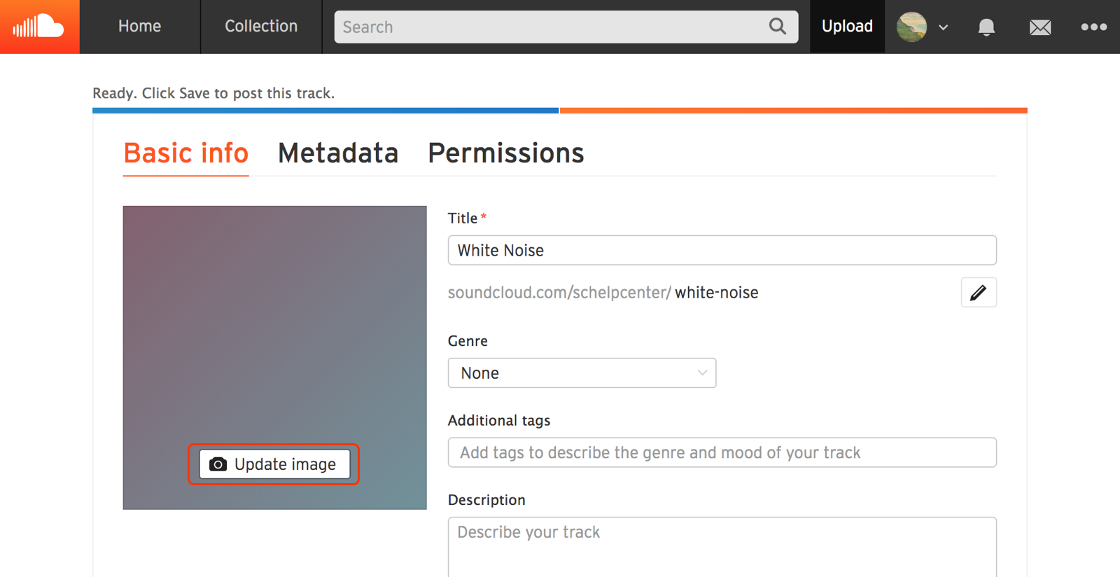 Adding An Image When Uploading A Track Soundcloud Help Center