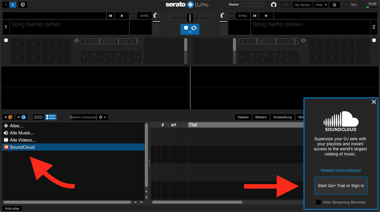 serato dj 1.8 record video settings