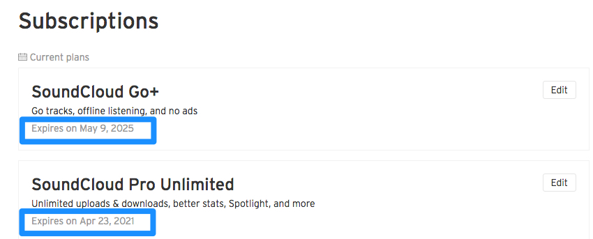 Subscriptions, Payments & Billing FAQs – SoundCloud Help Center